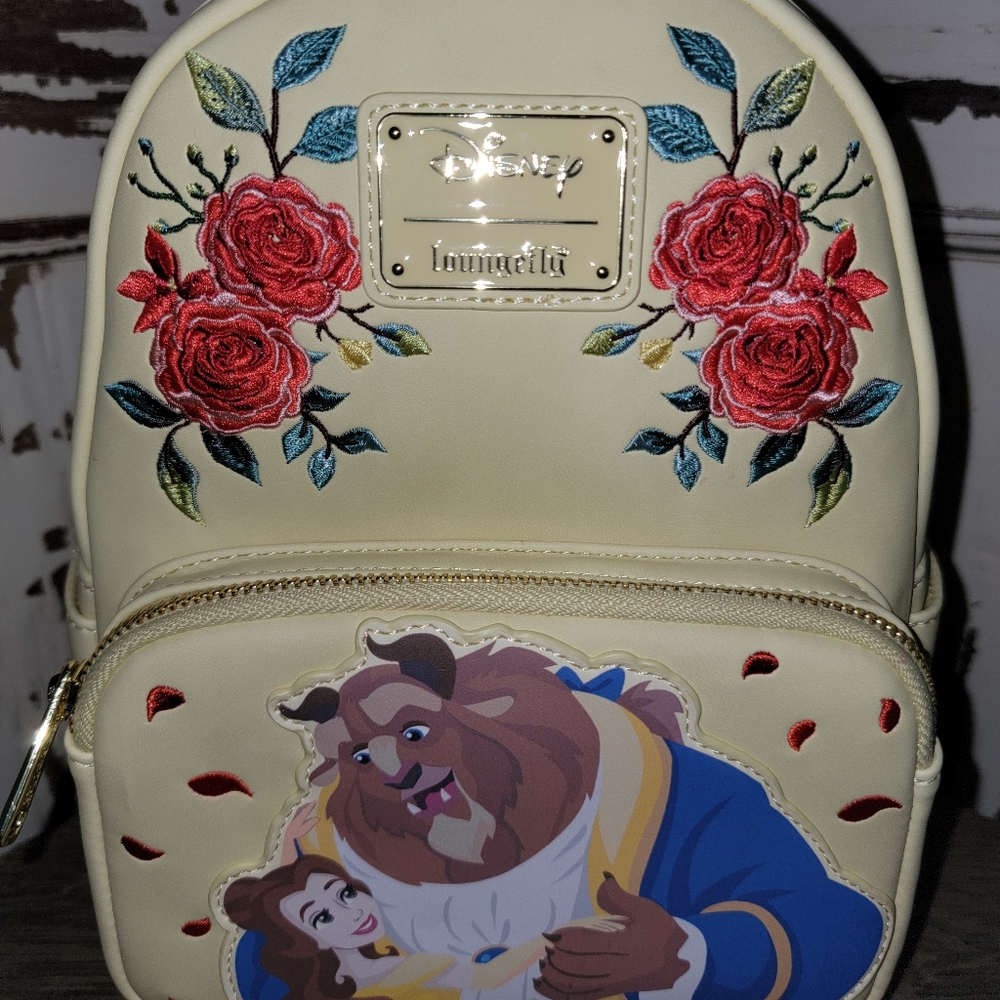 NWT Loungefly Disney Beauty and the Beast Mini Backpack